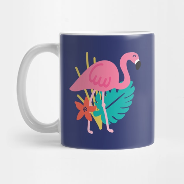 Tropical Flamingo by allisonromerodesign